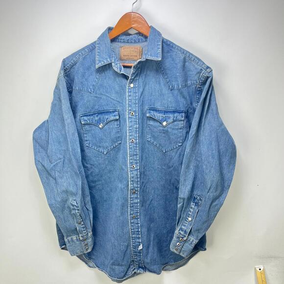 Ralph Lauren Other - Vintage Polo Ralph Lauren Country Denim Snap Button Up Shirt